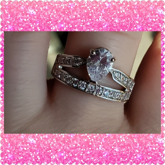 ⭐⭐FLASH SALE⭐⭐🎉HOST PICK🎉❤14K white Gold Filled❤ - Picture 3 of 4